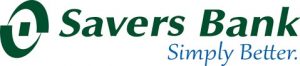 Savers Bank Logo with tagline: Simply Better