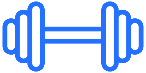 dumbbell fitness icon