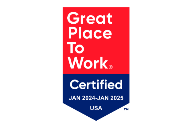 Great Place to Work badge, 2024-2025