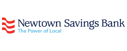 Newtown Savings Bank logo with tagline: The Power of Local